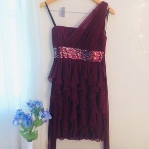 Maroon homecoming/prom dress